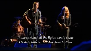 Bruce Sprintgsteen & Patti Scialfa - Mansion on the hill - lyrics & Sub ITA