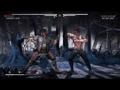 Mortal Kombat XL Johnny Cage Brutality Wow Out