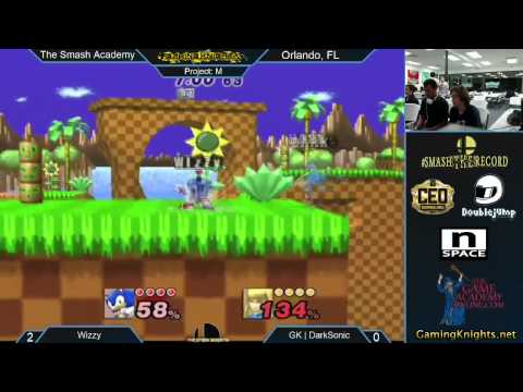 The Smash Academy 2 - CT Wizzrobe vs Dark Sonic - Winners Finals- Project M