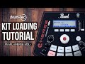 Pearl eMerge MDL-1 electronic drum sound module kit loading tutorial
