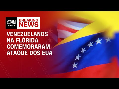 Imigrantes venezuelanos na Flórida comemoram ataque dos EUA | AGORA CNN