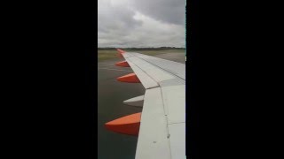 preview picture of video 'easyJet A319 engine start-up from the cabin'