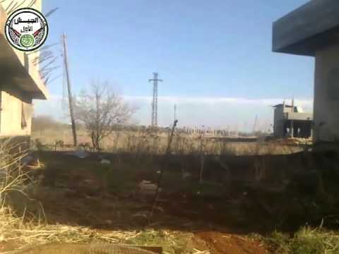 رباط عناصر التجمع الأول على جبهة الشيخ مسكين في ريف درعا