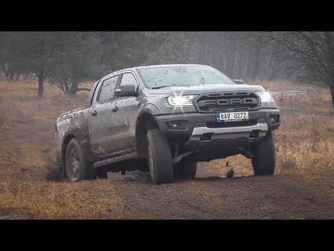 2021 Ford Ranger Raptor - offroad driving, mud drifting, burnout, jump...