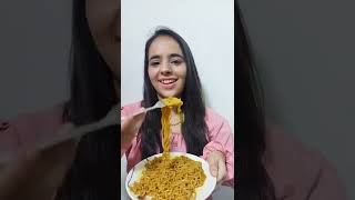 Wai Wai Noodles Review 🍜❤ #shorts #youtubeshorts #review #youtubepartner #spicy