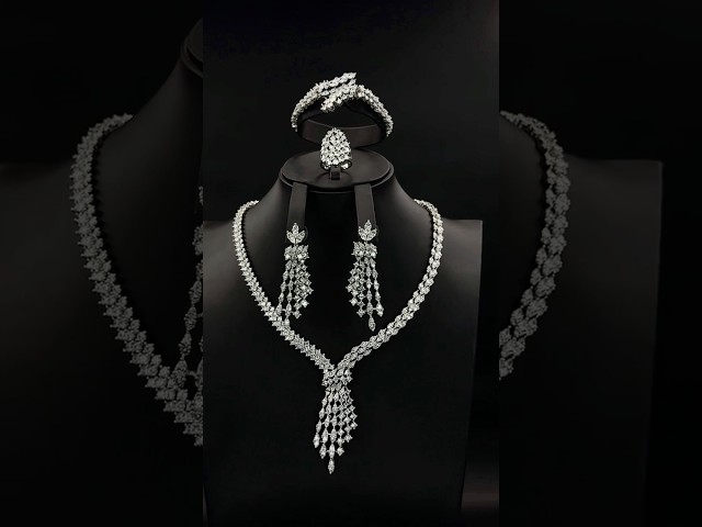 طقم اكسسوارات نسائي زركون أنيق 5 قطع إصدار خاص بضم...