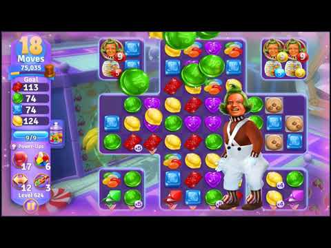 Wonka's World of Candy Level 624 - NO BOOSTERS + FULL STORY 🍫 | SKILLGAMING ✔️