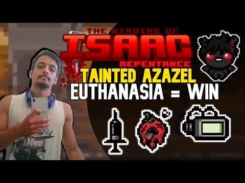 TRINKET DO LASER PERSEGUIDOR! TAINTED AZAZEL! - The Binding of Isaac: Repentance