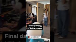 Tate McRae in the Recording Studio with Ryan Tedder #tatemcrae #shorts #fyp