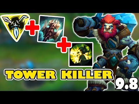 SPLIT PUSH GOD TRUNDLE! BIG TRUNDLE BUFFS MAKE HIM UNSTOPPABLE! - League of Legends