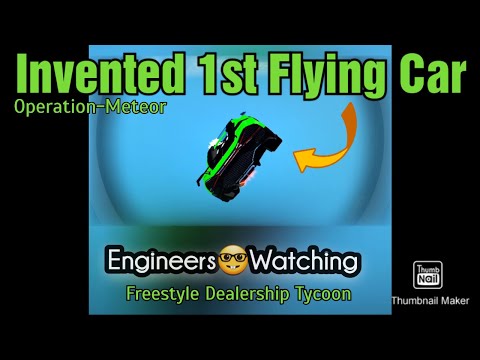 Thumbnail for Miracle Sights: Invented The First Flying Car | Operation Meteor Car Dealership Tycoon by Meteor (car)