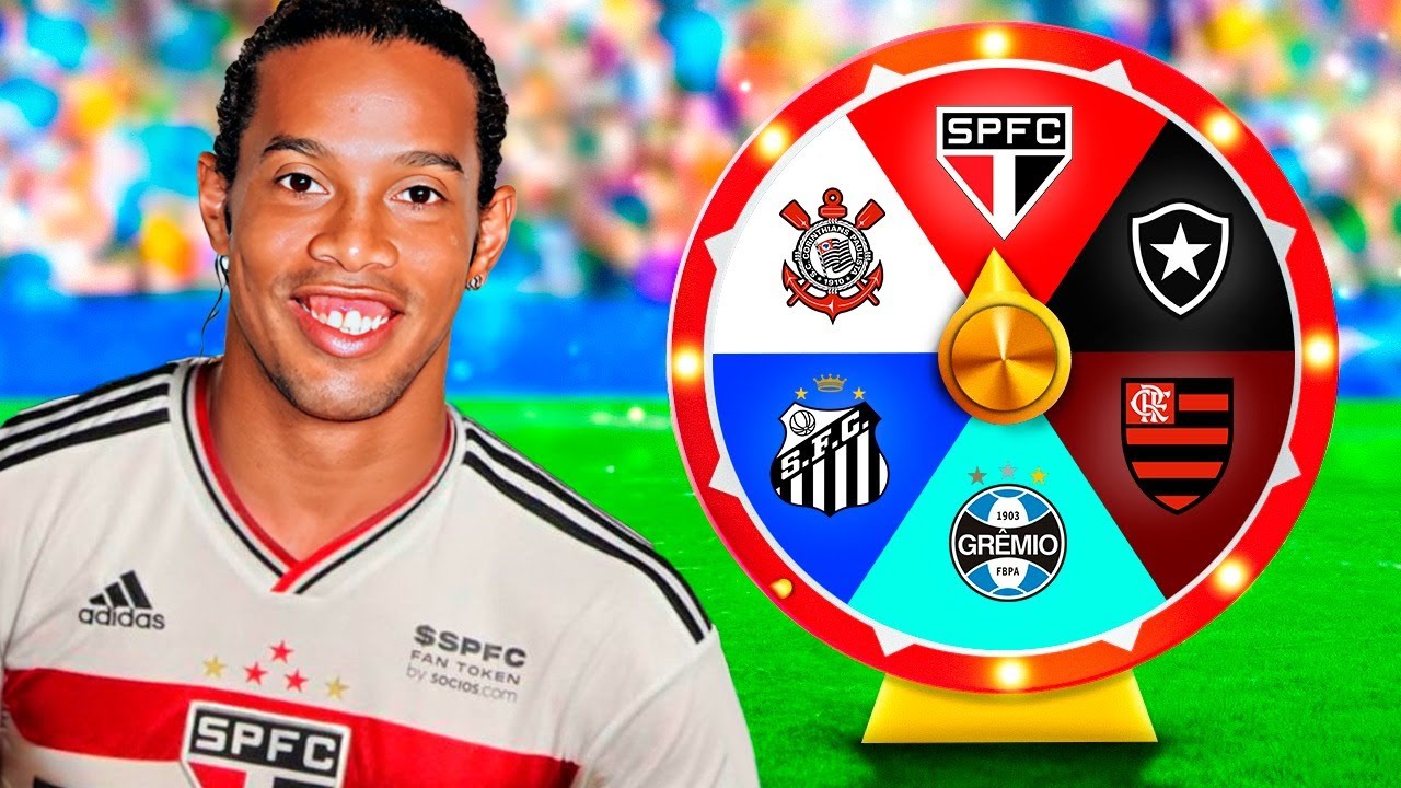 RONALDINHO, mas a ROLETA decide sua CARREIRA *NO BRASIL* 🇧🇷
