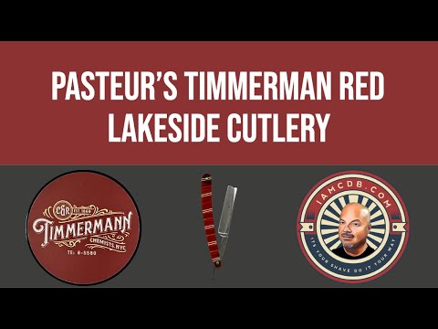 Pasteur’s Timmerman Red | Lakeside Cutlery | PAA Amber Aerolite