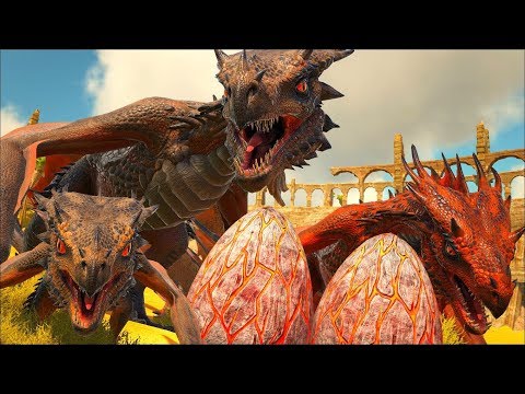 The Story of Baby Wyvern I Found a Wife I Started a Family! Ark Dino Evolved (PT/BR)
