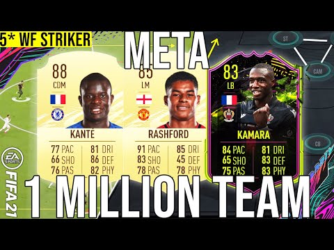 BEST META 1 MILLION COIN TEAM (5* SKILL MOVES) SQUAD BUILDER TO GET MORE WINS! FIFA 21 ULTIMATE TEAM
