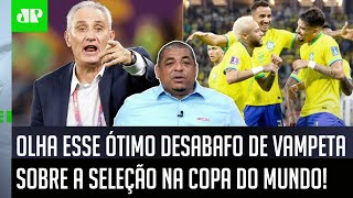 ‘Isso é mentira, irmão: a Seleção Brasileira é…’; olha como Vampeta mandou a real na Copa do Mundo