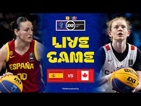 LIVE GAME 🔴 Spain vs Canada | FIBA 3x3 Sponsor | Red Bull Champions Cup 2026
