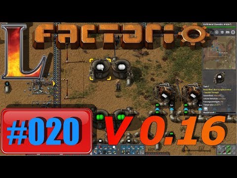 Factorio V 0.16 #020 | Let's Play Deutsch Modpack | Das Weiße und Grüne Zeug