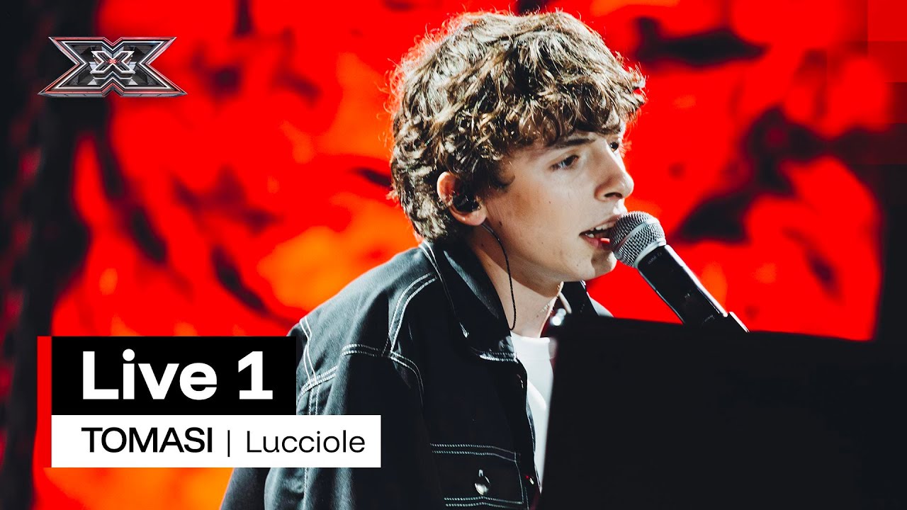 TOMASI canta "Lucciole" di Blanco | X Factor 2025 Live 1