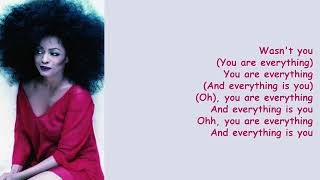 You Are Everything by Diana Ross &amp; Marvin Gaye (Lyrics)