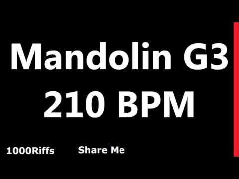 Mandolin Metronome G3 : 210 BPM