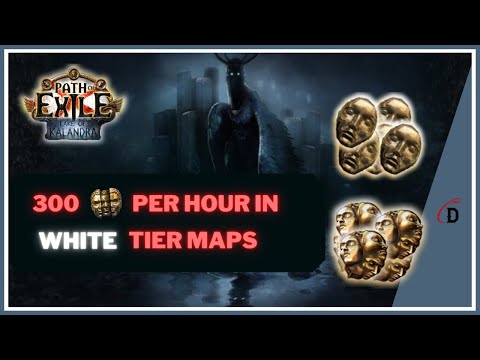 300 CHAOS PER HOUR IN WHITE MAPS - BARE MINIMUM LEAGUE START EDITION EP. 1 - PATH OF EXILE 3.19