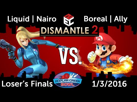 Dismantle 2 (Singles): Liquid l Nairo (Zero Suit Samus) vs. Boreal l Ally (Mario/Shulk) - LF