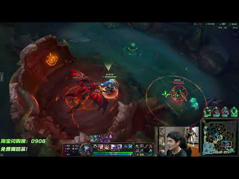 RANK 1 KHA'ZIX GAMEPLAY – JIEKE VS LILLIA + QUADRAKILL MOMENT