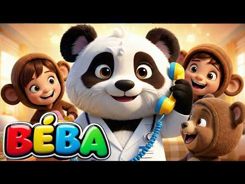 BÉBA - 5 Malých Opiček skáče na posteli | Dětská písnička