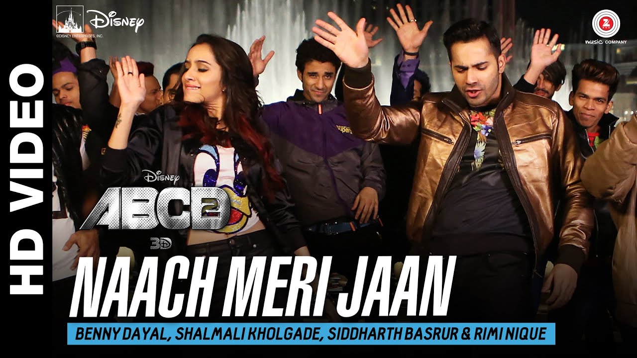 Naach Meri Jaan Lyrics  | ABCD 2 | Prabhu Deva, Shraddha Kapoor, Varun Dhawan | Benny Dayal, Shalmali Kholgade, Siddharth | Sachin – Jigar
