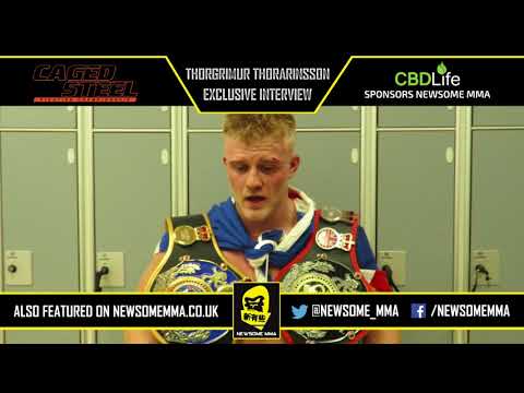 Caged Steel 21 - Post Fight Interview: Thorgrimur Thorarinsson talks to Adam Newsome