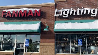 Video tour of FanMan Lighting in Apple Valley MN