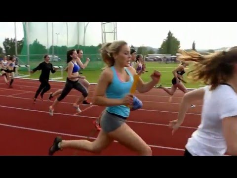 4x100 m női váltófutás 1. időfutam — első váltás