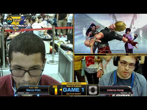 Marco Polo vs Inferno Kong - KOF XIV Neo Geo World Tour Season 2 Global Finals TOP-32 highlights