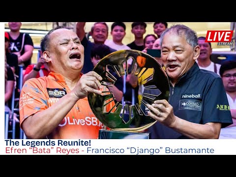 Two GOATs, One Table 🐐| The Legends Reunite! | Efren “Bata” Reyes & Francisco “Django” Bustamante