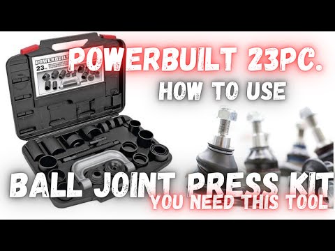 How to use a Ball Joint Press Kit