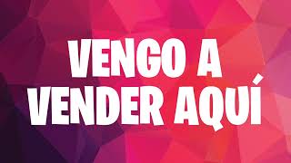 Jesús Adrián Romero   Vengo a vender Letra
