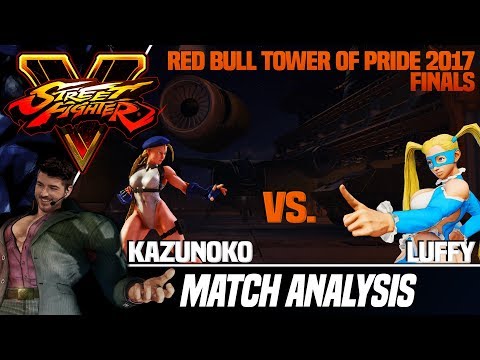 SFV Match Analysis: RB Tower of Pride 2017 FINALS - Kazunoko vs. Luffy