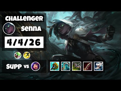 Senna 11.17 Gameplay Challenger Replay S11 Support (4/4/26) - BR