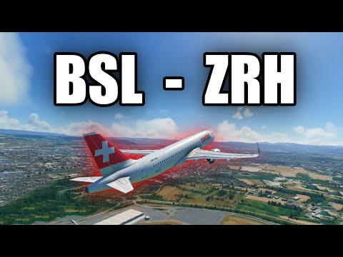 Swiss Airlines - Basel to Zurich - Microsoft Flight Simulator 2020