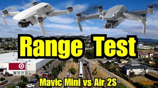 DJI Air 2S vs Mavic Mini - Urban Range Test