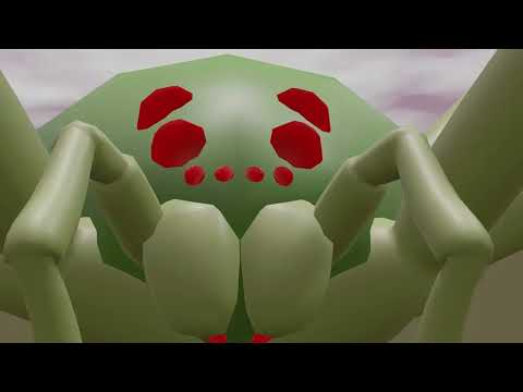 Mother Longlegs vs. Mantleclaw Fight Scene Animation