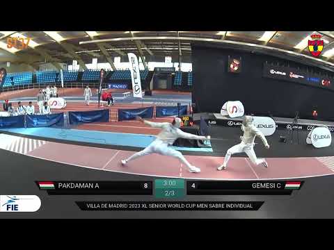 Madrid World Cup 2023 SMS - L64 - Ali Pakdaman IRI v Csanad Gemesi HUN