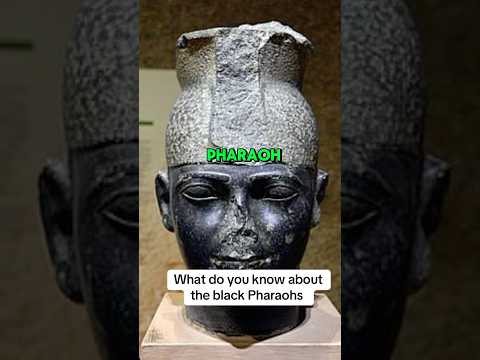 Did you know there were BLACK Pharaohs?
