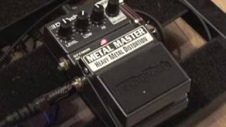 Video thumbnail for Digitech X-Series Metal Master guitar distortion effects pedal demo by gearmanndude
