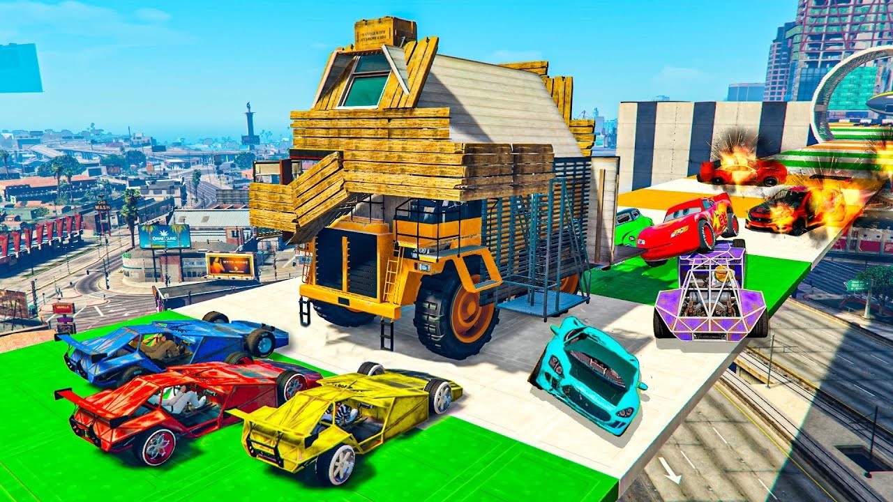 CARA A CARA CON COCHES ALEATORIOS Y EL ÚLTIMO EXPLOTA! SOY GIGANTE!! - GTA 5 ONLINE