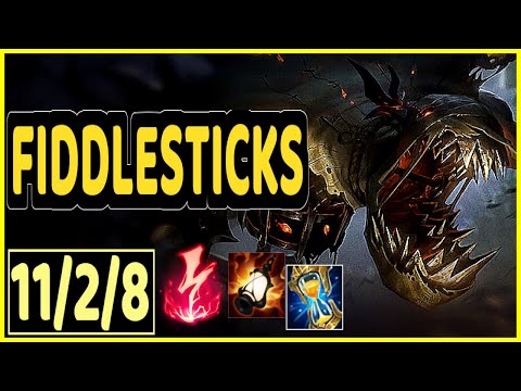 FIDDLESTICKS VS MASTER YI - 11/2/8 KDA JUNGLE GAMEPLAY