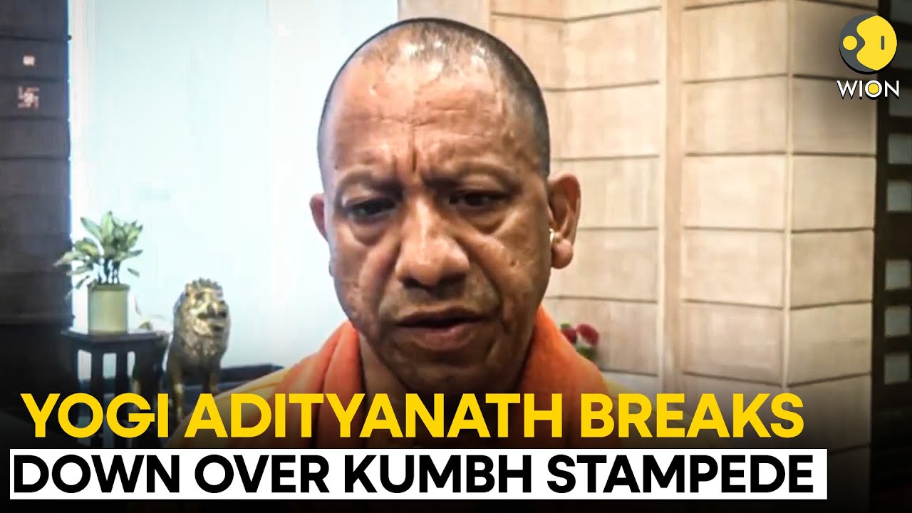 UP CM Yogi Adityanath Gets Emotional and Tears Up Over Maha Kumbh Stampede | WION