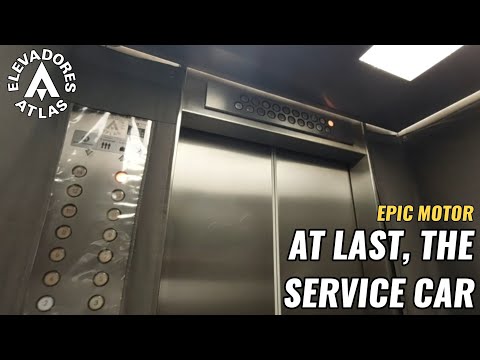 EPIC MOTOR & DC PULSING: ATLAS ACBB  Multitrafic Service Elevator - Estate Plaza Tower - GO, BR