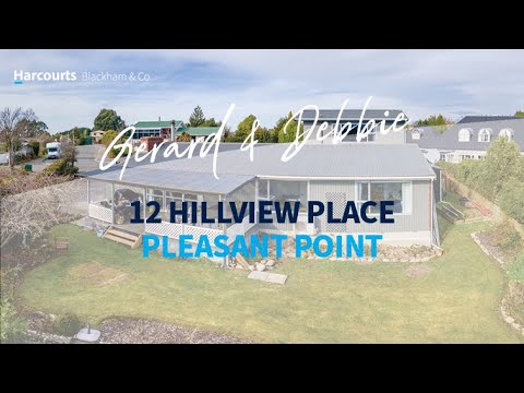 12 Hillview Place, Pleasant Point, Canterbury, 3 Bedrooms, 1 Bathrooms, House